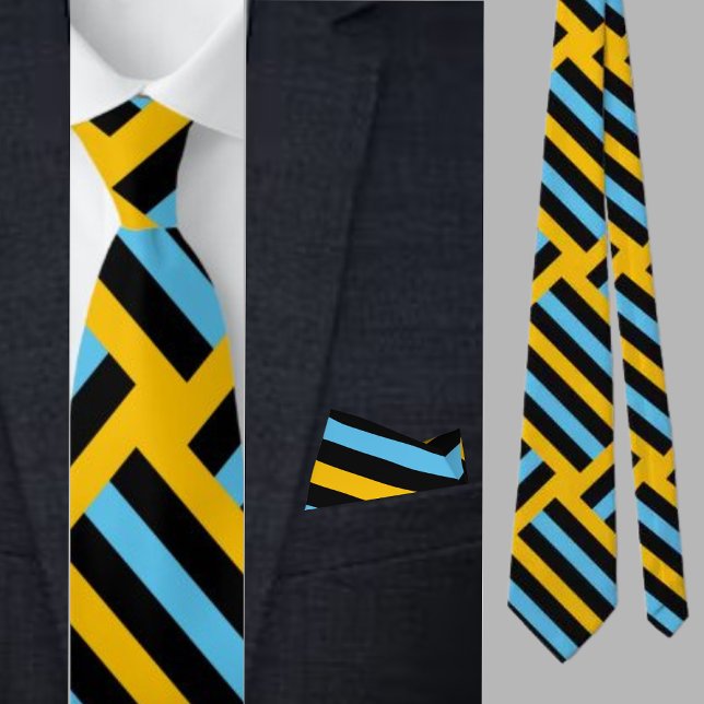 Färgfläckad cute Rand Mönster Necktie Slips (Skapare uppladdad)