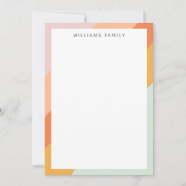 Färgfläckad diagonal Rand Retro Sweet Candy Pastel