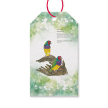 Färgfläckad handmålad månfink