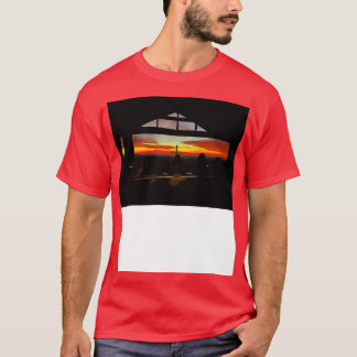 Färgfläckad Himmel vid Söt Ställe T Shirt