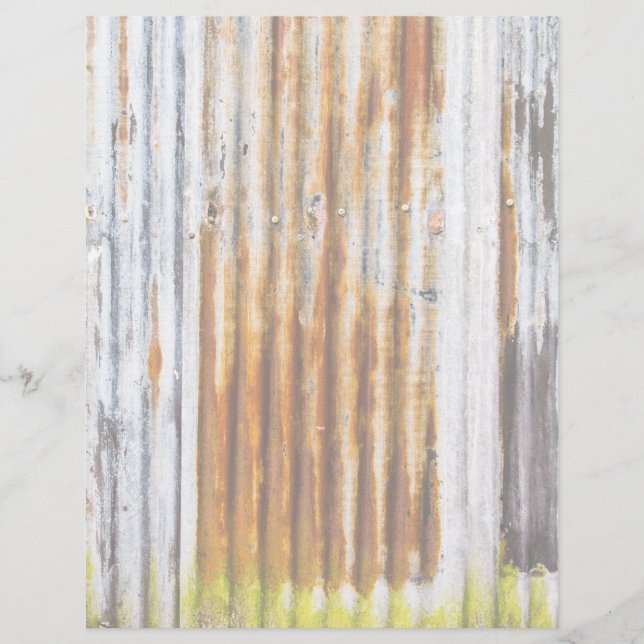 Färgfläckad Järn-stängsel Reklamblad (Framsidan)