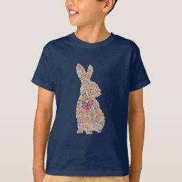 Färgfläckad kanin T-Shirt