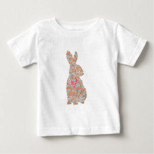 Färgfläckad kanin T-Shirt
