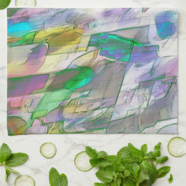 Färgfläckad, ogenomskinlig eller satiny match kökshandduk