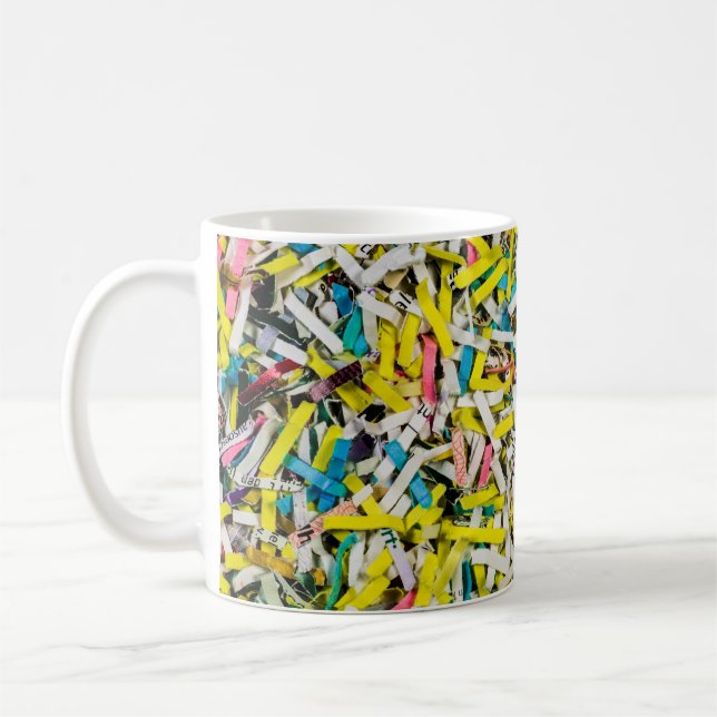 Färgfläckad Pappra Mugg (Vänster)