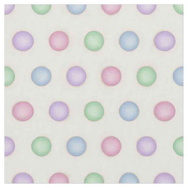 Färgfläckad Polka dots i pastelliserade skiften (l Tyg (Närbild)