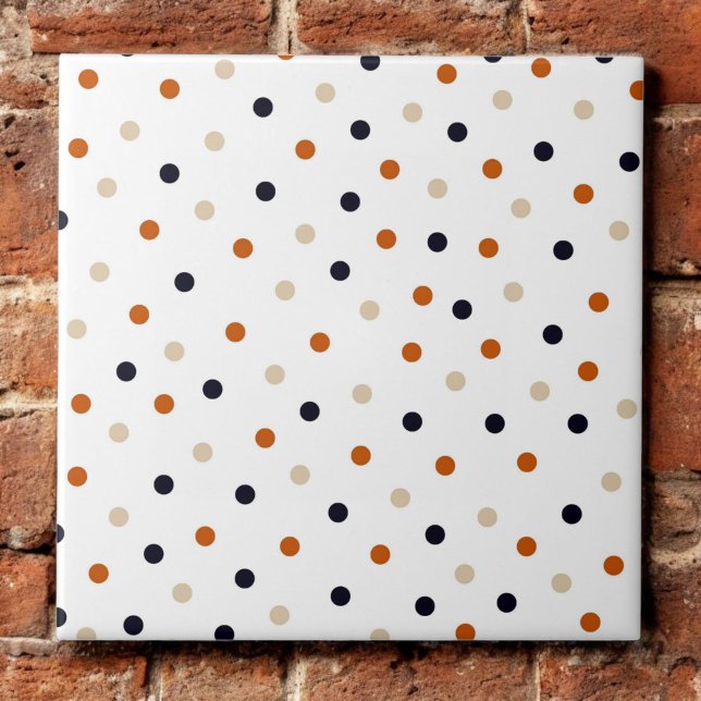 Färgfläckad polkadot Mönster Kakelplatta (Skapare uppladdad)