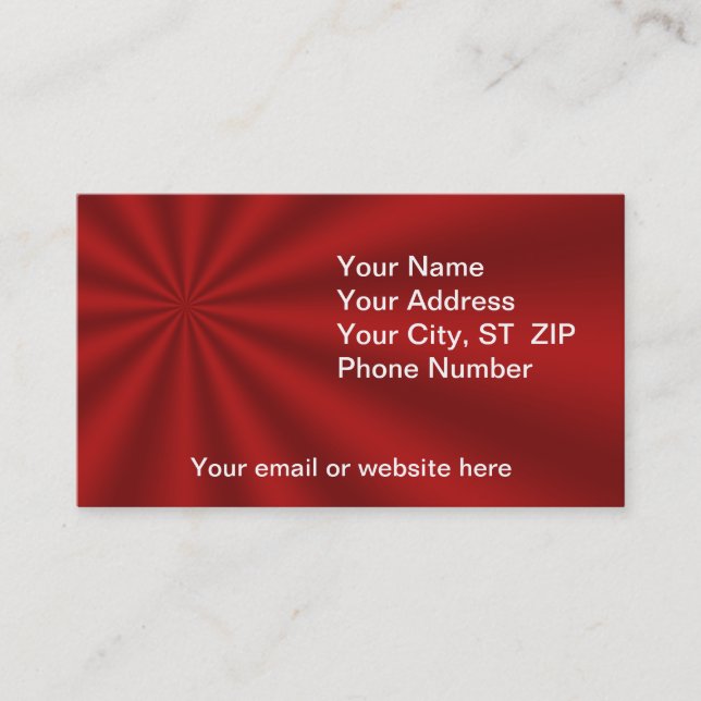 Färgfläckade Affärskort Visitkort (Framsida)