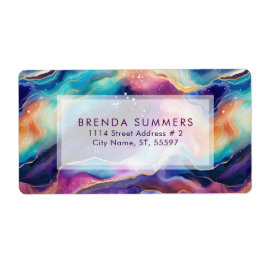 Färgfläckagat struktur mönster fraktsedel