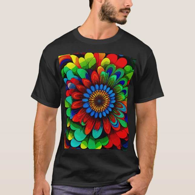 Färgfläckar 104 t shirt (Framsida)