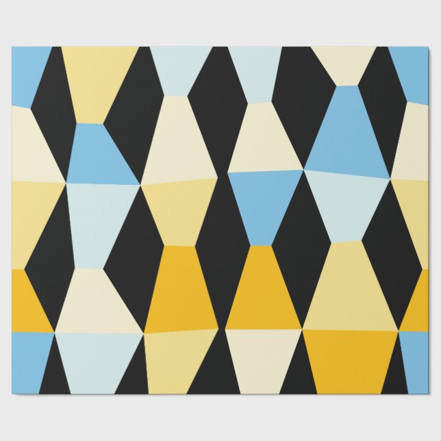 Färgfläckar 161214b - på svart presentpapper (Seam)