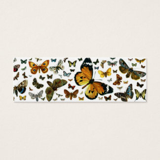 Färgfläckar Antiquarian Image Bookmark Litet Visitkort