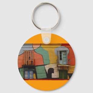 Färgfläckar Buenes Aires Argentina Nyckelring