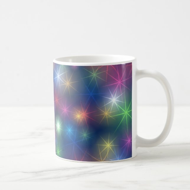Färgfläckar Cosmic Ljus Kaffemugg (Höger)