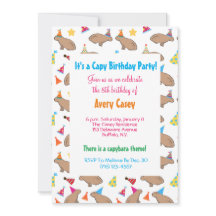 Färgfläckar Cute Kids Rainforest Birthday