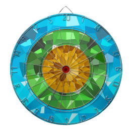 Färgfläckar Darttavla