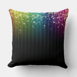 Färgfläckar för regnbåge kudde