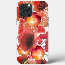 Färgfläckar, frukt och bär