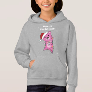 Färgfläckar God jul vinterdjur Bear T Shirt
