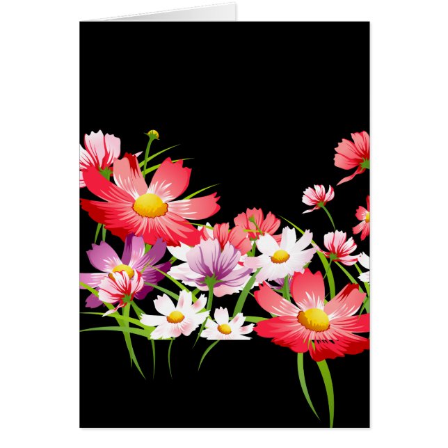 Färgfläckar Hälsningskort (Framsidan)