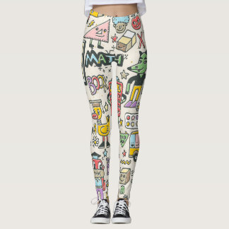 Färgfläckar i back to school leggings