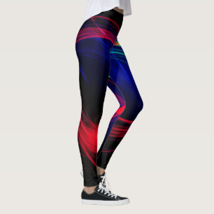 Färgfläckar i Ljus Party Leggings