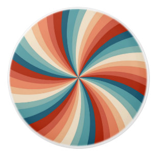 Färgfläckar i stil vågigt röntgenstrålar i sol knopp