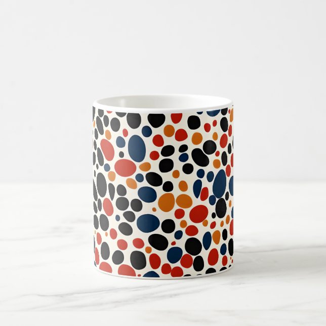 Färgfläckar Kaffemugg (Center)