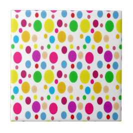 Färgfläckar Kakelplatta