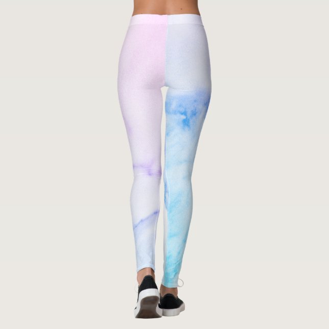 Färgfläckar Leggings (Baksida)