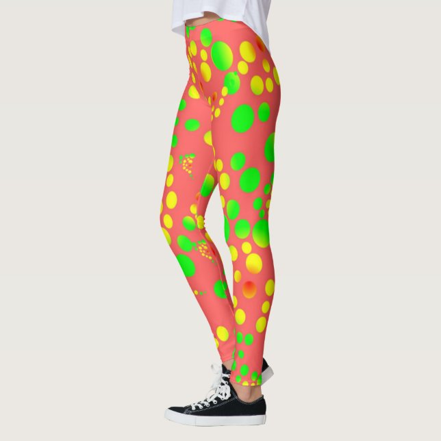Färgfläckar Leggings (Vänster)