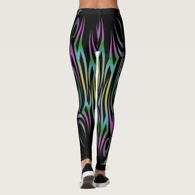 Färgfläckar Leggings (Baksida)