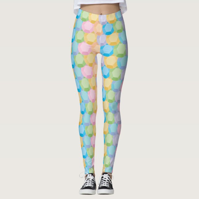 Färgfläckar Leggings (Framsida)
