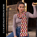 Färgfläckar Macarons Mörk Red Long Rectangle Sjal<br><div class="desc">Lång rektangulär chiffonscarf med färgad makaronkaka mönster med mörkens röda bakgrund. Andra storlekar är tillgängliga. Anpassa den eller Redigera den med Pub i Design Verktyg för att lägga till text eller passning och ändra storlek på bilden.</div>