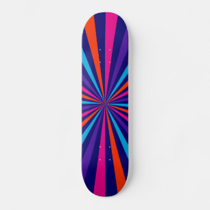 Färgfläckar med spinnande hjul skateboard bräda 20 cm