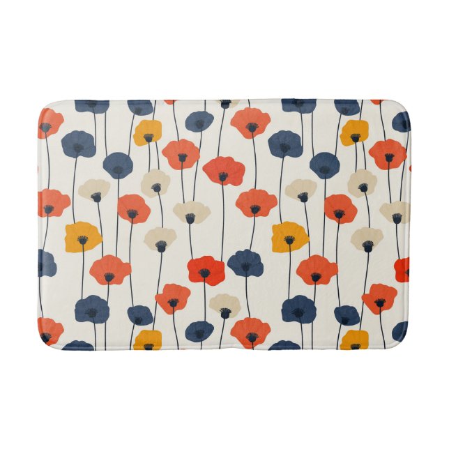 Färgfläckar mönster badrumsmatta (Framsidan)