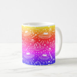 Färgfläckar Mönster Kaffemugg