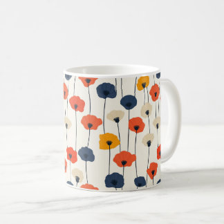 Färgfläckar mönster kaffemugg