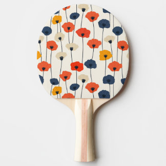 Färgfläckar mönster pingisracket