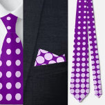 Färgfläckar Mönster Slips<br><div class="desc">Färgfulla Cute Dots Mönster necktie.</div>