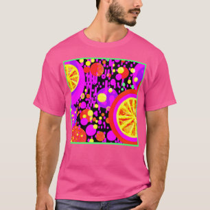 Färgfläckar Mönster T Shirt