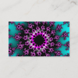 Färgfläckar och svart Öga Visitkort