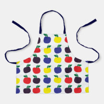 Färgfläckar på äpplen och frukter