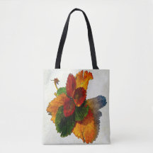 Färgfläckar på höst löv