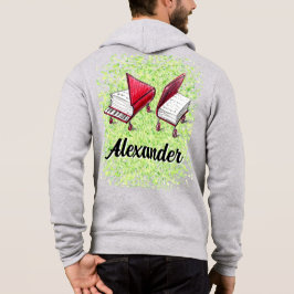 Färgfläckar på Lime Cream-plattor, handritade Bok T Shirt