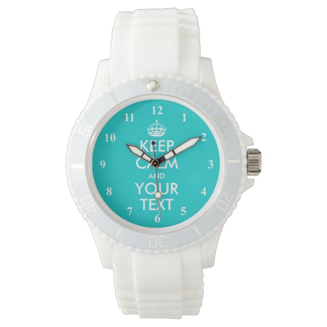 Färgfläckar på Lugnen Behålla | Anpassat färg Armbandsur (Framsida)