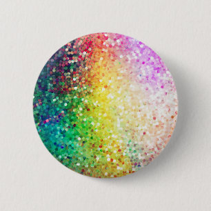Färgfläckar Pastel Tones Retro Glitter Knapp