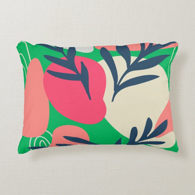 Färgfläckar Prydnadskudde (Framsidan)