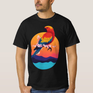 Färgfläckar - Tropisk fågelkonst T Shirt
