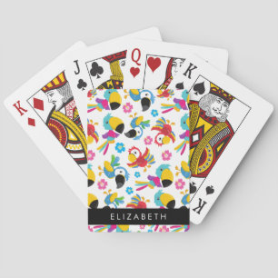 Färgfläckar, tropiska morötter, ditt namn casinokort